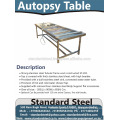 Stainless Steel Postmortem Autopsy Table